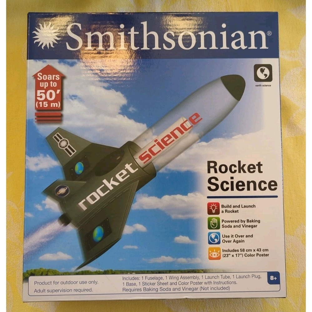 NEW‎ Smithsonian Rocket Science Kit Baking Soda & Vinegar STEM Toy NWT